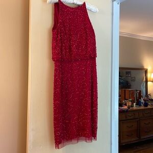 Papell Studio beaded short dress